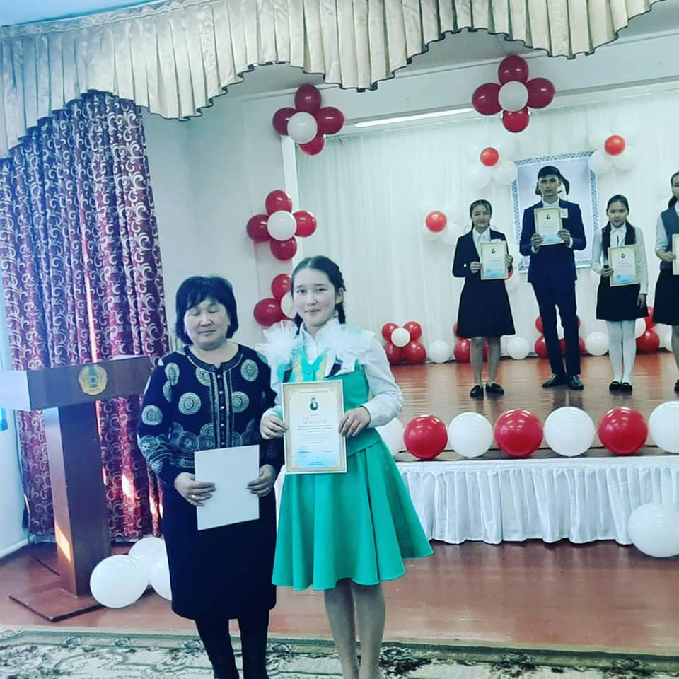 Aýdannyń mektep oqýshylary arasynda ótken aýdandyq M.Maqataev oqýlarynda I oryn ıelengen 9-synyp oqýshysy Tóleýbaı Aqnardy shyn júrekten quttyqtaımyz!!!