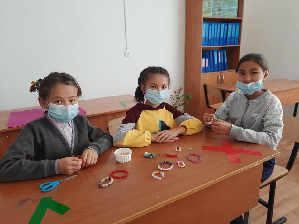 Үйірме жұмыстарынан көрініс