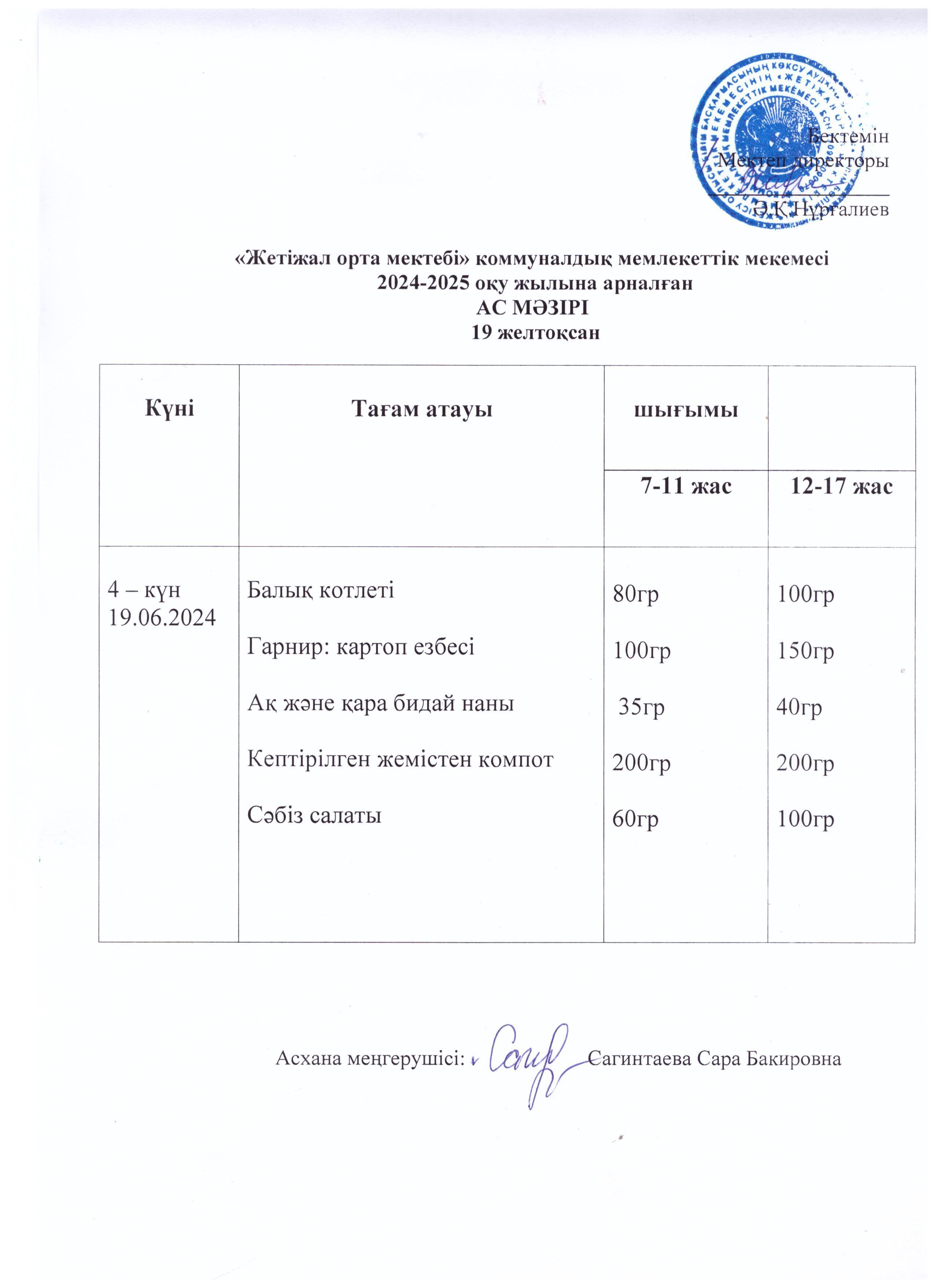 Ас мәзірі 19.12.2024ж